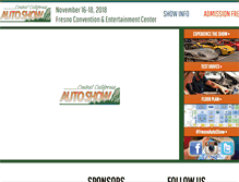 Tablet Screenshot of fresnoclovisautoshow.com